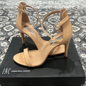 Very elegant nude color inc sandals that go with everything
